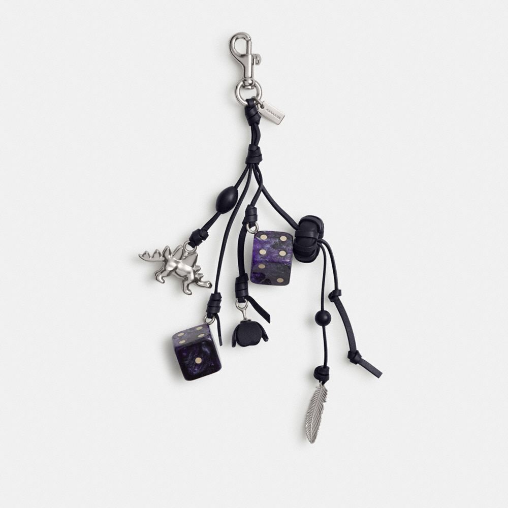 Coach Cluster Dice Bag Charm
